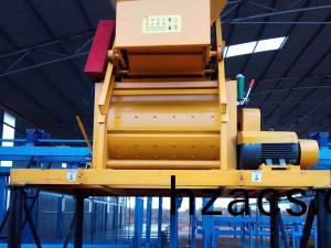 機(ji)製(zhi)水泥漏糞(fen)闆生産線安裝現場